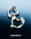 Abstract Blob Sterling Silver 925 Pendant