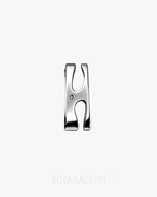 Double Bar Clip Sterling Silver 925 Pendant
