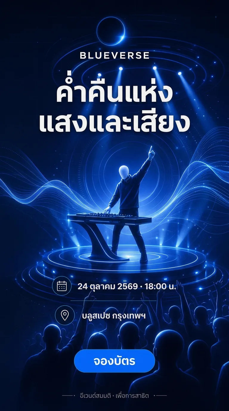 BLUEVERSE สัดส่วน 9 ต่อ 16